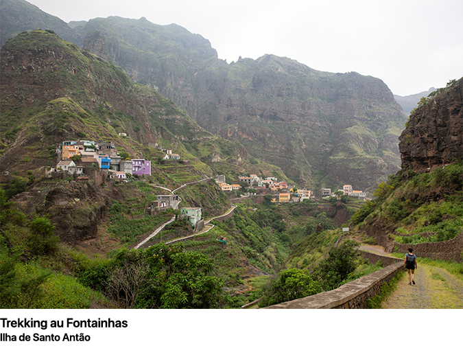 Trekking au Fontainhas Santo Antão